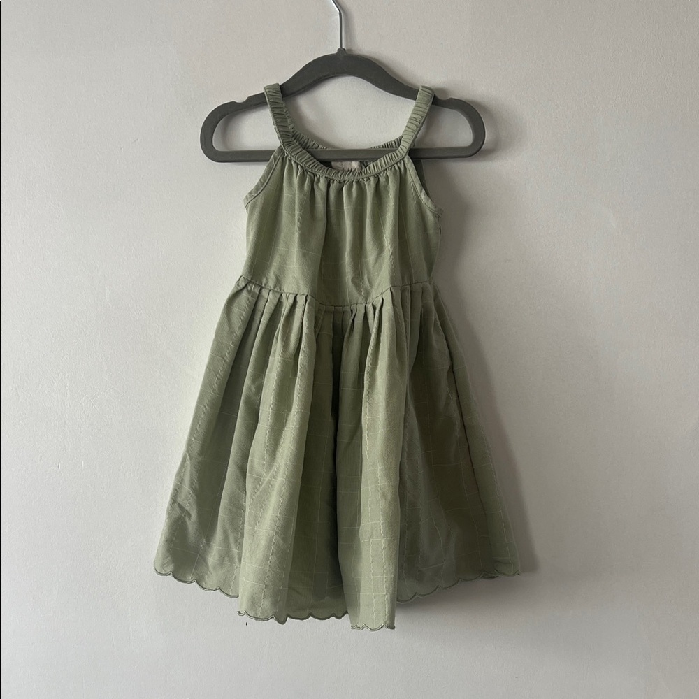 Charming Green Kids Dress 4T Vignette